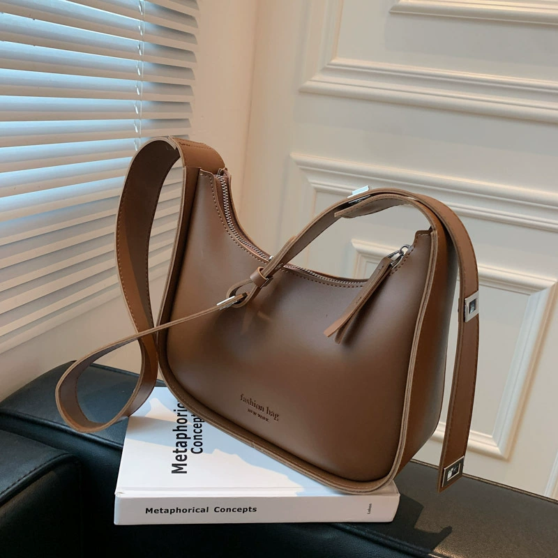 One-Shoulder Bag with Universal Strap, Faux Leather Crossbody, Stylish Everyday 4 Colors