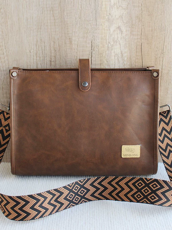 Capacious bag strap for leisure, trend one-shoulder bag, high-quality style, Japanese and Korean