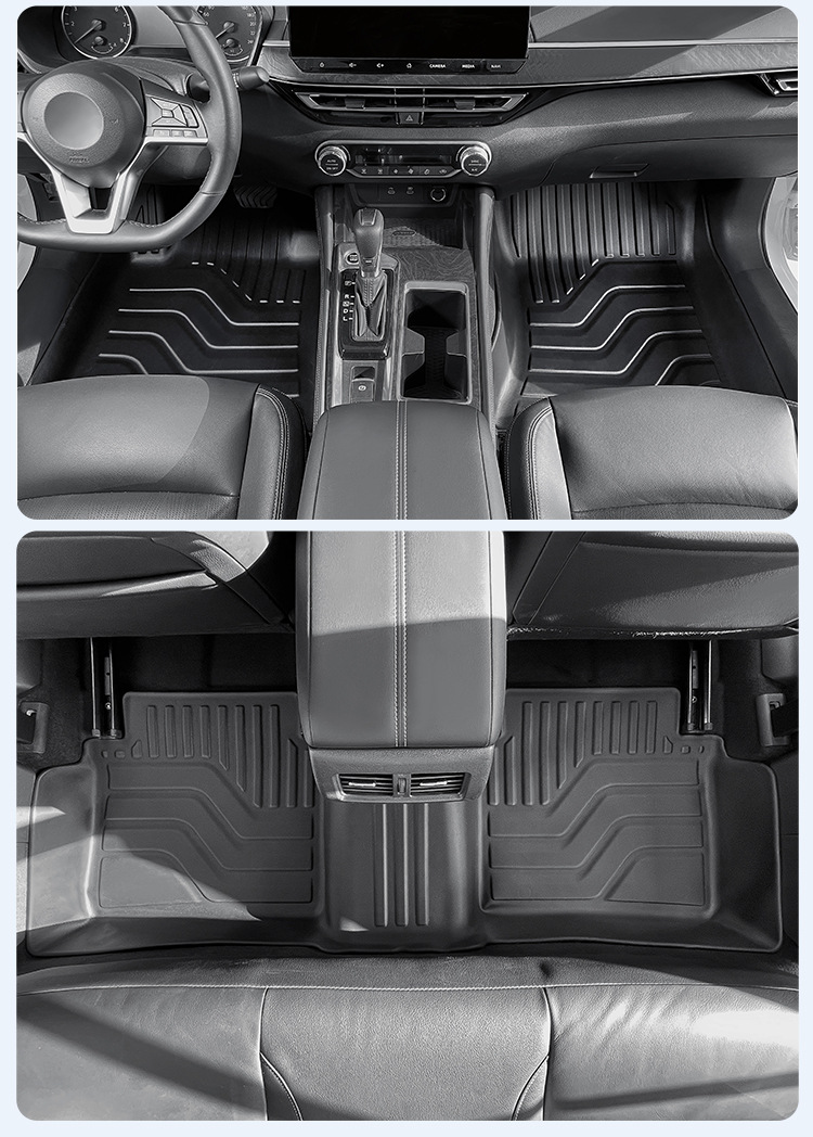 Suitable for 22-26 Models of Nissan Altima Car Floor Mats, Stain-Resistant, Fully Environmentally Friendly Tpe Floor Mats, Trunk Mat
