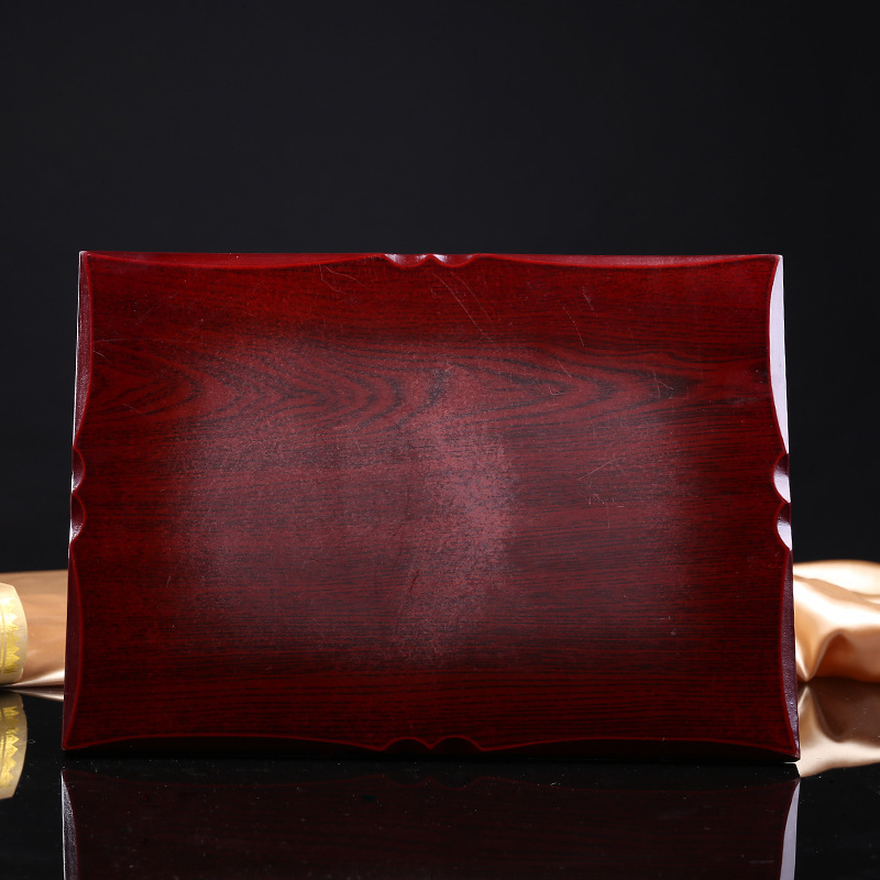 Vela lámina de oro de madera placa autorizada empresa unidad bandeja de madera Medalla Premio suministros actividad premios se pueden imprimir