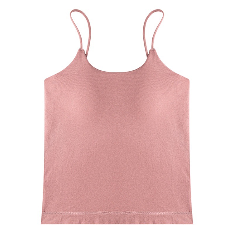 Otoño e invierno Nuevo Chaleco de la Honda con el pecho pad forro polar grueso color sólido suave piel-amigable correa interior cálido chaleco para las mujeres