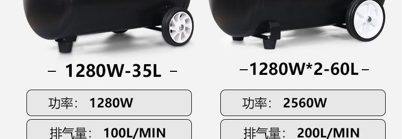 Small oil-free silent air compressor, high-pressure 220V, for home use, painting, woodworking, air compressor for foreign trade