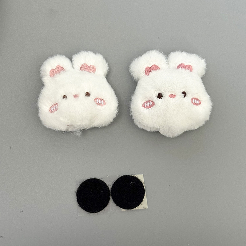 인형스티커-흰토끼