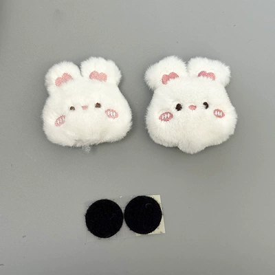 Ears Quick-release Motorcycle Helmet | Motosiklet dəbilqələri - doll-sticker-white-rabbit