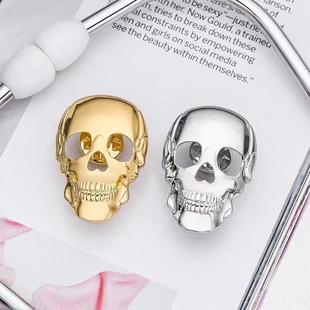 Cross-Border Jewelry Comes in a Variety of Styles, Including Hollow Skull Ghost Pins, Brooches, and Men's Punk Trendy Styles That Are Popular Across Borders