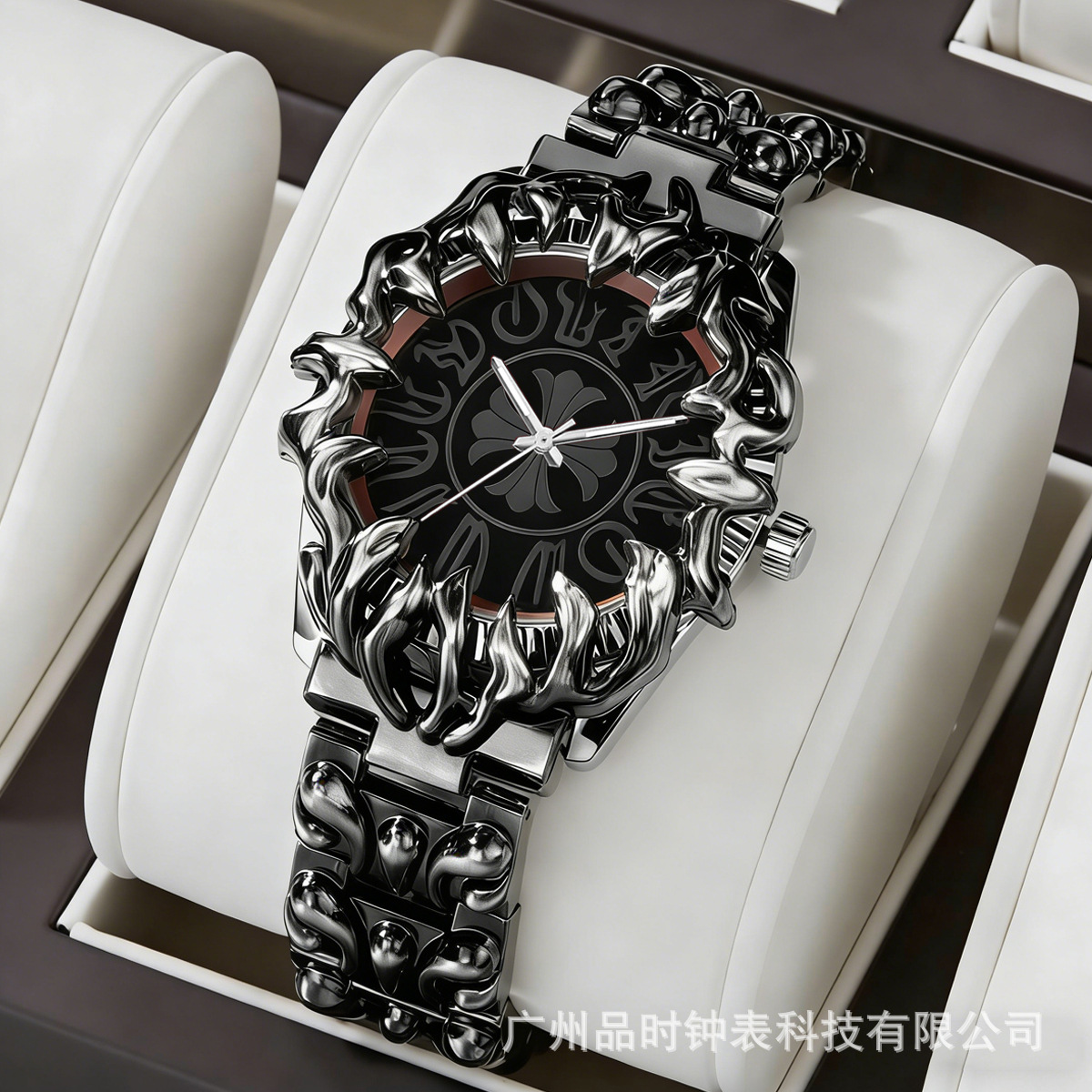 Millennium Alien Claw Watch Men's Retro Y2K Cro Iris Flower European and American Cross-Border Hot Item Factory Direct Shipment