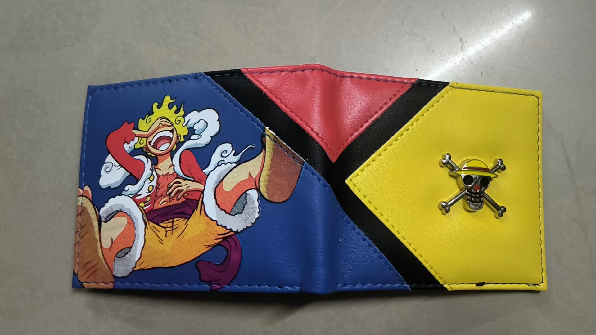 Monedero periférico One Piece One Piece Nikalufei Sauron Sanji estudiante dibujos animados hombres y mujeres tarjetero corto cartera