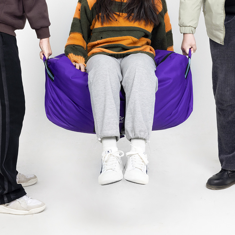 Bolsa de maleta plegable de gran capacidad de alojamiento de estudiantes ropa de cama Oxford tela bolsa de viaje