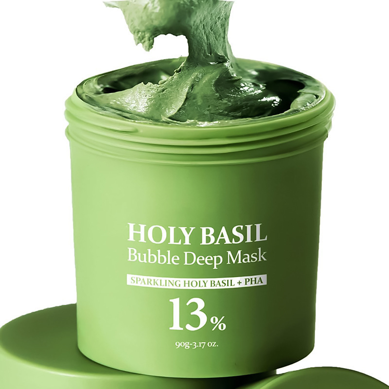 Holy Basil Sparking Bubble Mask跨境泡泡面膜膜去角质深层清洁|undefined