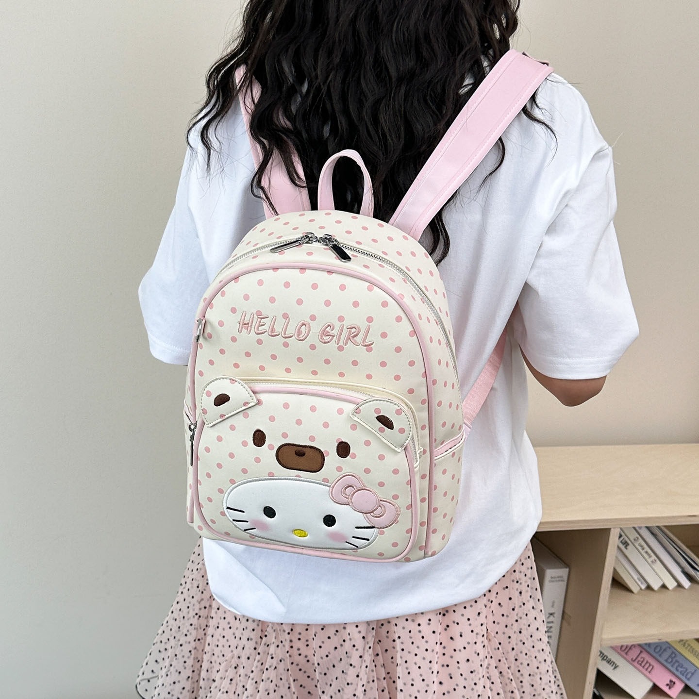 Popular Commuting este verano, nuevo bolso de clase de estudiantes, 2026 mochila de mujer, estilo coreano a cuadros.
