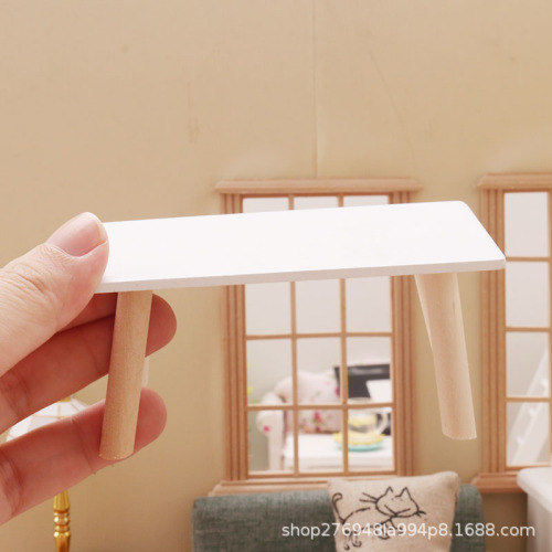 Rizola miniature food and play coffee table table mini model 1:12 minutes ob11 dollhouse furniture scene diy