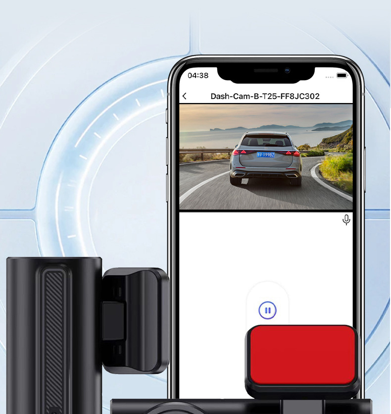 1080P HD Mini Dashcam with Night Vision Enhancement for Parking Monitoring in Car