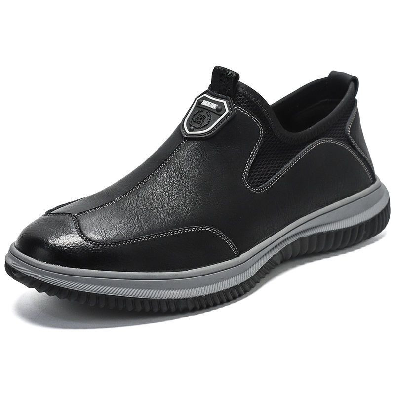 Zapatos de cuero cómodos de negocios, zapatos de cuero suaves, zapatos deportivos de cuero para hombres, comercio exterior, nuevos zapatos casuales de moda para hombres.