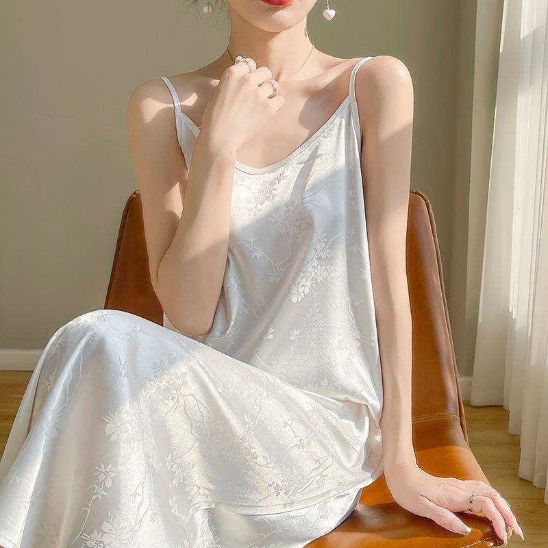 New Chinese-Style Jacquard Camisole Dress for Women, Summer New Fashion French-Style Elegant Slim-Fit Dress New Chinese-Style Jacquard Camisole Dress for Women, Summer New Fashion French-Style Elegant Slim-Fit Dress
