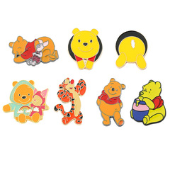 Bestselling Cross-border Bear Винни the Pooh Pin, Cartoon Animation Tigger, Pumbaa Metal Badge, Backpack Accessory