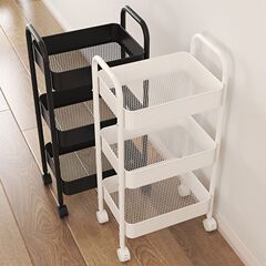 トロリー収納ラック床置き多層ホームリビングルーム収納本棚モバイルバスルームトイレ収納収納ラック