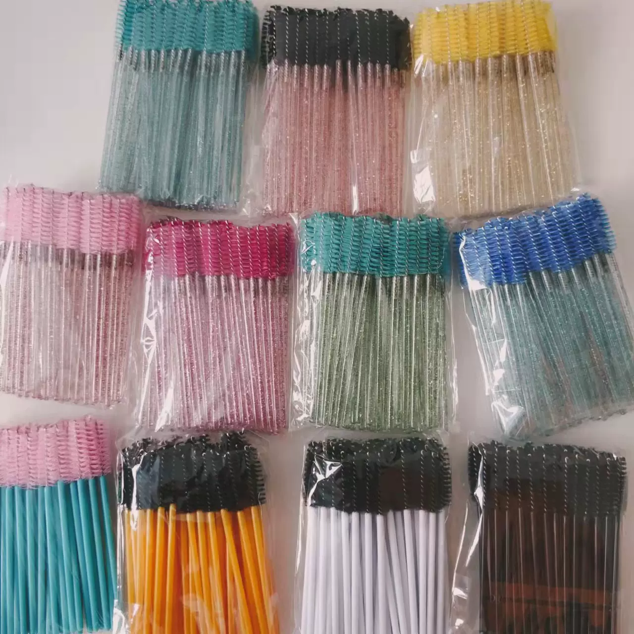 一次性睫毛刷 睫毛卷 睫毛梳 嫁接睫毛工具 彩色毛刷 厂家批