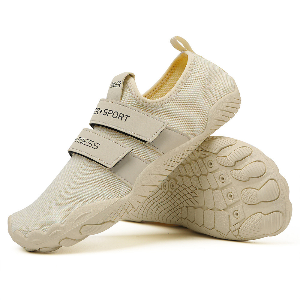Cross-border outdoor five-finger hiking and mountaineering shoes, couple fitness sports river tracing shoes, new European and American plus size men's wading shoes