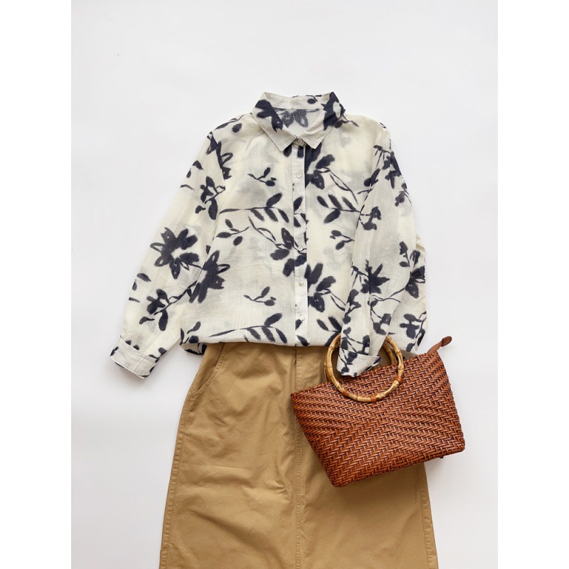 Early autumn ink printed shirt