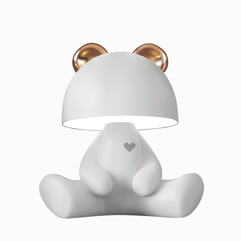 Lámpara de escritorio de protección de ojos LED recargable para regalo de cumpleaños para la novia para la novia para la novia para la luz de la noche (sin Bluetooth)