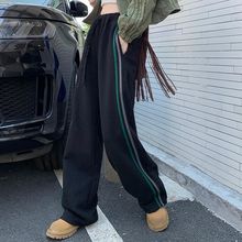 运动裤子女学生春夏季宽松阔腿裤休闲百搭ins直筒裤潮流韩版新款