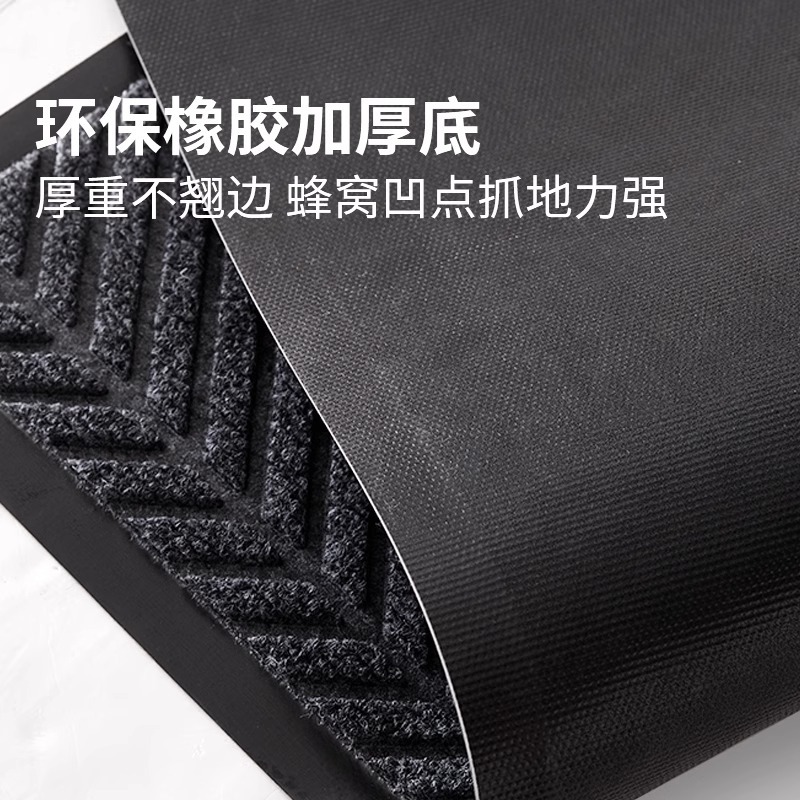 Alfombrilla de puerta de entrada Alfombra antideslizante y resistente a la suciedad para exteriores de lujo Alfombrilla de puerta cortada para el hogar Alfombrilla de puerta de entrada