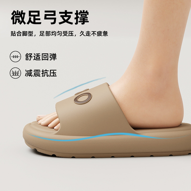 女性用スリッパ 2025 年夏の新しいスタイル Jueying 屋内ホーム厚底入浴滑り止め EVA スリッパ男性用|undefined