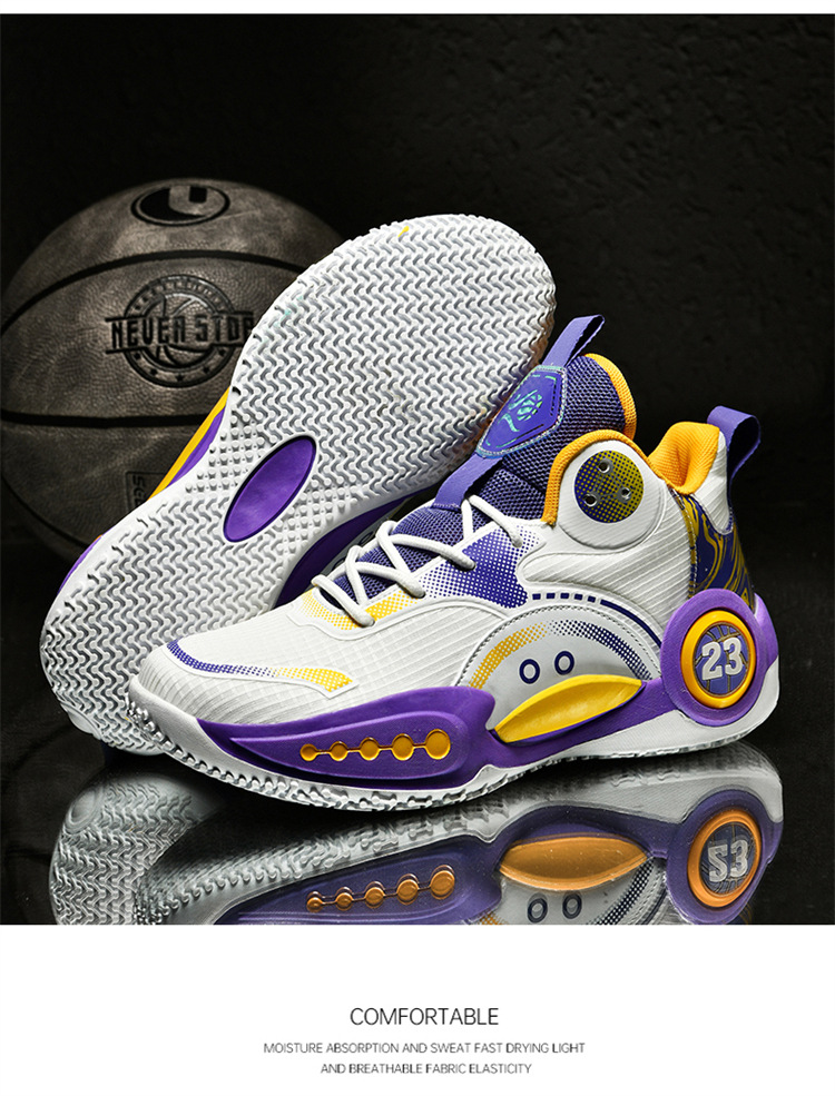 Nieuwe basketbalschoenen 2023, Leisure Youth Mesh, Professionele praktische voetbalschoenen voor studenten, Phantom sportschoenen voor heren en dames_voghion.com