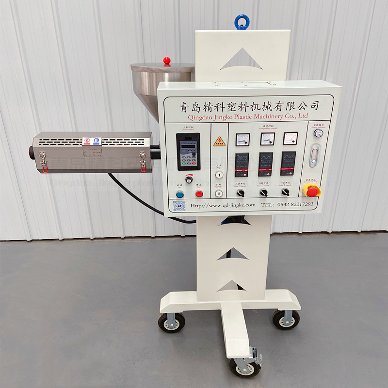 供应PE管材标志线挤出机 色标线挤出机 SJ-25小型单螺杆共挤机