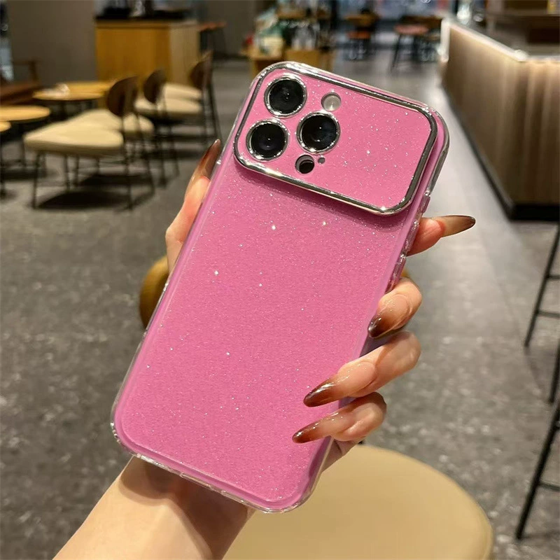 Чехол для телефона (Apple) совместимый с iPhone 17 Pro — трёхв-ный блестящий TPU-чехол для серий iPhone 11–17