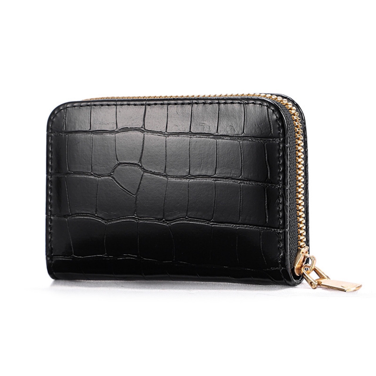 Unisex Crocodile Pu Leather Zipper Card Holders display picture 5