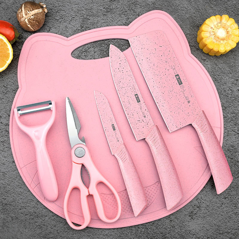 Kit completo de herramientas de alimentos para bebés Kit de cuchillos de cocina Kit de cuchillos de acero inoxidable puede moldear por inyección