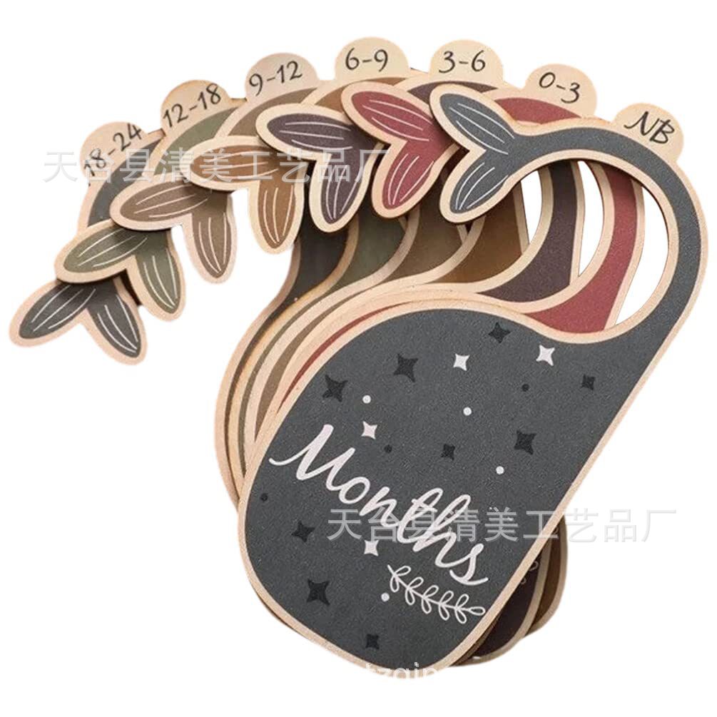 2 Abril vivero bebé armario divisor armario partición ropa tamaño partición marca recién nacido Ropa clasificación