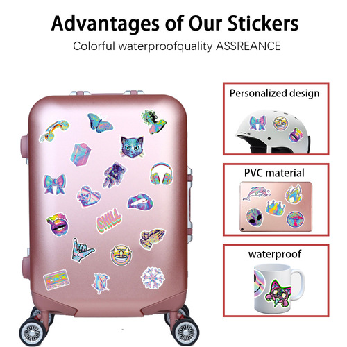 Personalized cartoon self-adhesive graffiti stickers helmet car motorcycle luggage luggage graffiti stickers wholesale
