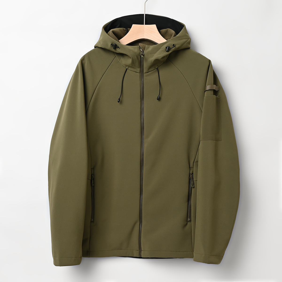 Chaqueta de asalto al aire libre a prueba de viento a prueba de agua chaqueta con capuz chaqueta caliente k chaqueta de asalto de cáscara suave hombre tamaño grande image 4