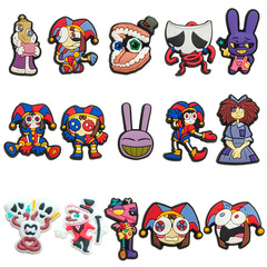 15顆神奇數字馬戲團洞洞鞋配飾花園鞋花diy配件可拆卸鞋扣鞋裝飾