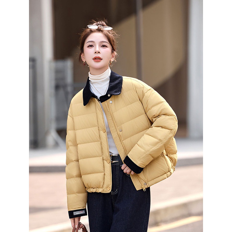 百搭超好看轻薄羽绒服女冬短款2025新款时尚好看洋气时髦小个子