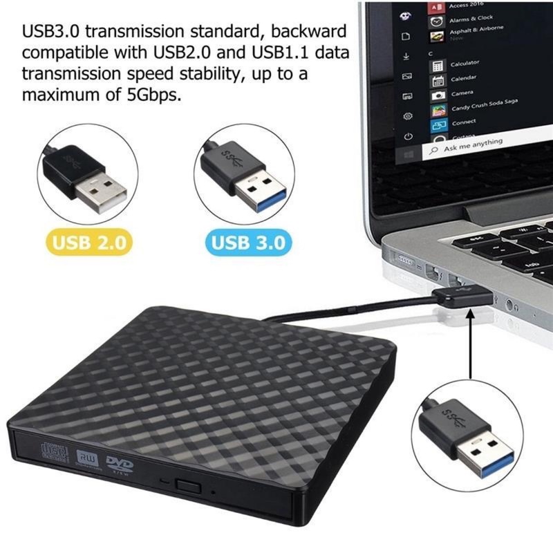 工場現物USB外付け光学ドライブノートパソコンデスクトップ一体型モバイルDVD/CD/VCDバーナーディスク|undefined