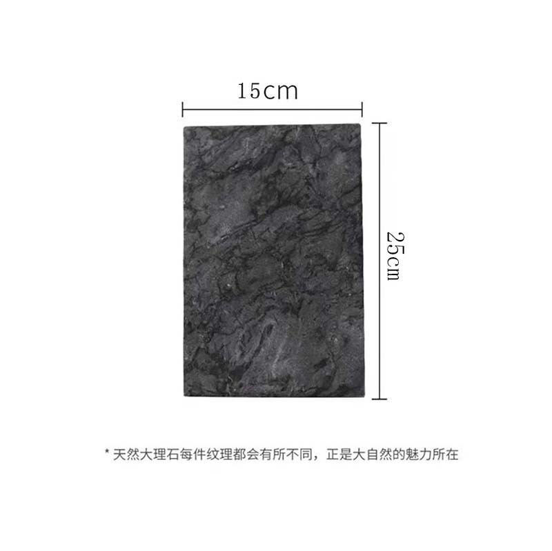 Nórdico ins estilo mármol natural bandeja hogar Mesa almacenamiento bandeja de almacenamiento de alimentos rectangular bandeja de almacenamiento de baño