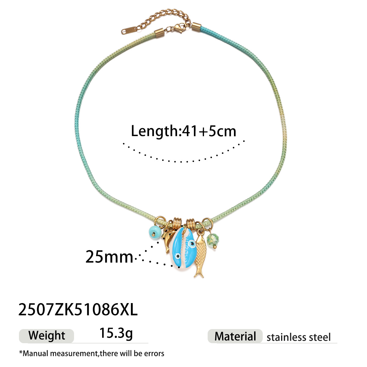 TENA Europa y los Estados Unidos de playa concha de mariscos colgante ligero lujo nicho universal colorido tejido collar joyería