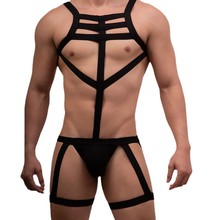 男士情趣内衣，性感情趣胸带，夜店酒吧舞会表演服饰潮流夜店风