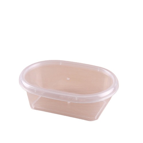 Transparent rectangular plastic lock empty box sample box spare parts packaging box tool storage box