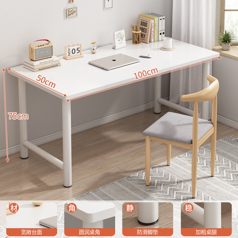 Entrega de silla de Cuerno de hierro blanca 100 * 50cm + con soporte oblicuo en forma de X