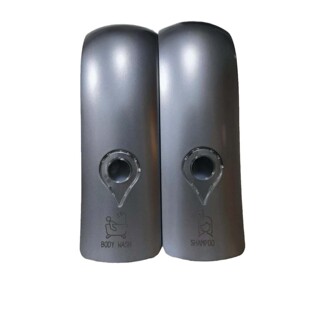 Cross-border Amazon TEMU manual pressure soap dispenser English wall-mounted soap box shampoo and shower gel box