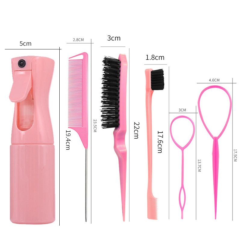 クロスボーダー卸売美髪ツールセットヘアライン櫛ブラシ化粧櫛高圧持続噴霧スプレーポットの髪の形|undefined