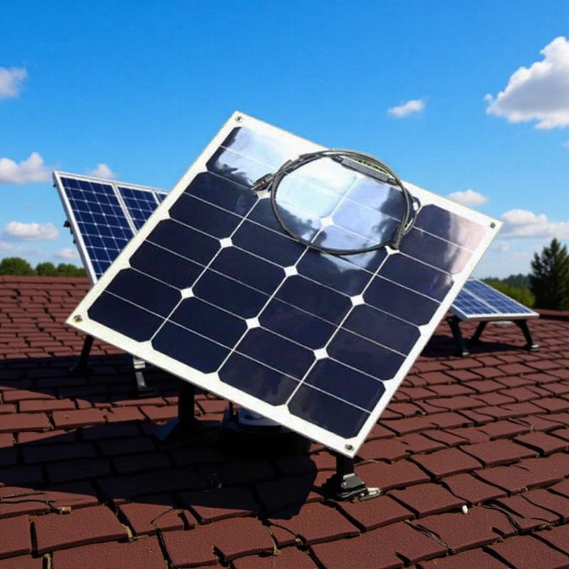 单晶半柔性太阳能电池板厂家 太阳能光伏板厂家 质量保障