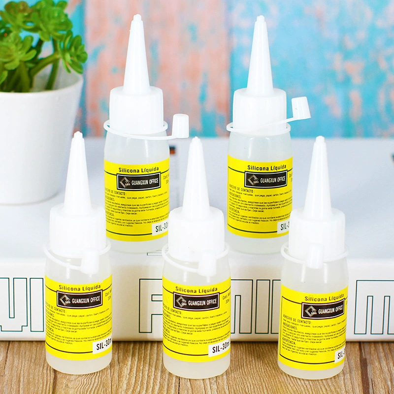 30 мл спиртового клея Нетканая льняная веревка клей для рисования пуговиц детский DIY baolilong материал ручной работы прозрачный мягкий клей