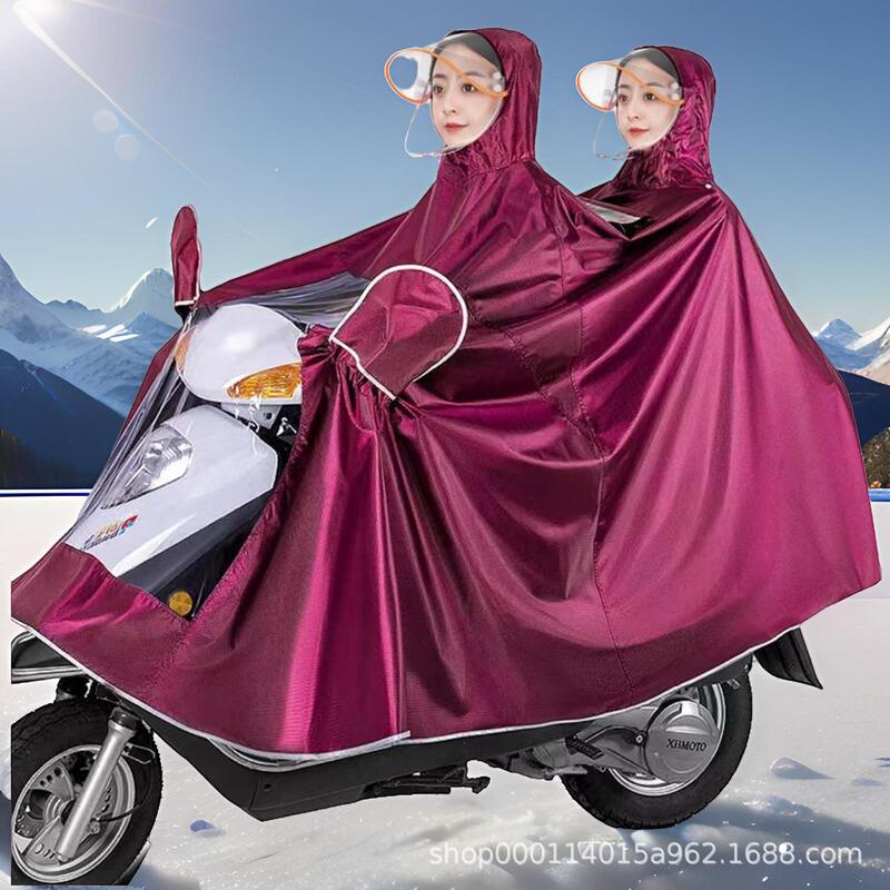 Jacquard Fabric Raincoat, Electric Vehicle Raincoat, Full Body All-In-One Motorcycle Raincoat, Thickened Rainproof Jumpsuit, Raincoat