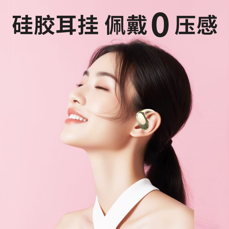 新しい Bluetooth 5.5 高品質で音漏れのないオープンイヤーヘッドセット、長いバッテリー寿命のステレオ通話ゲームヘッドセット|undefined