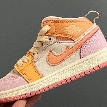 Кроссовки Air Jordan 1 для детей, высокие спортивные кроссовки, баскетбольные кроссовки для отдыха